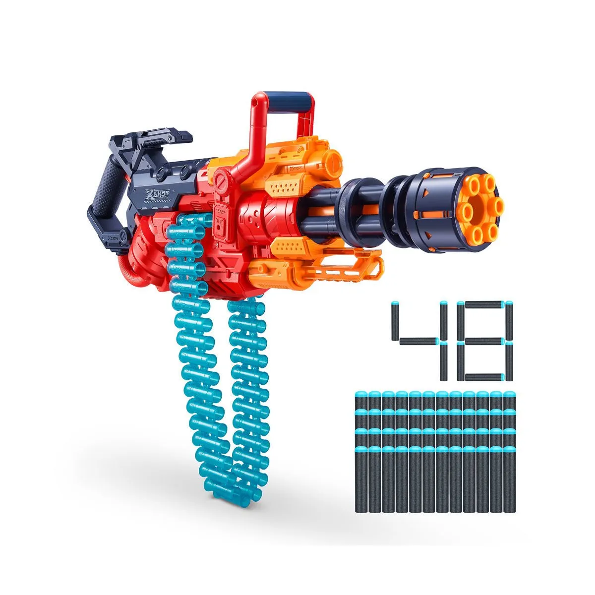 X-Shot Excel-Crusher Sünger Atan Silah 48 Mermi — görsel 2