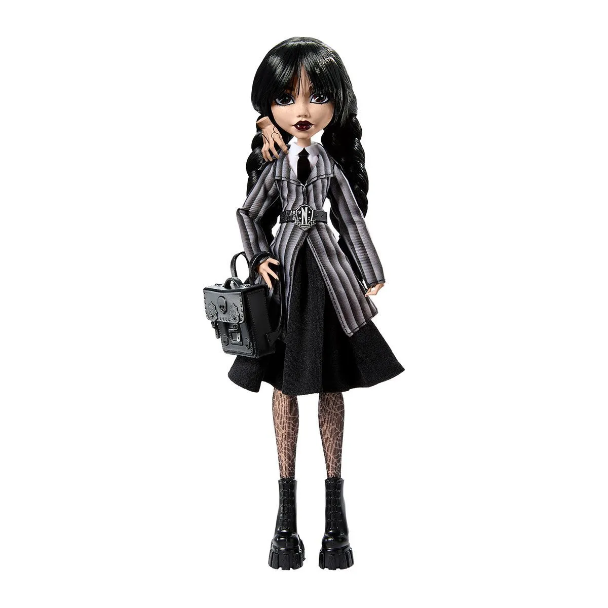Monster High Wednesday Okul Üniformalı Bebek — görsel 3