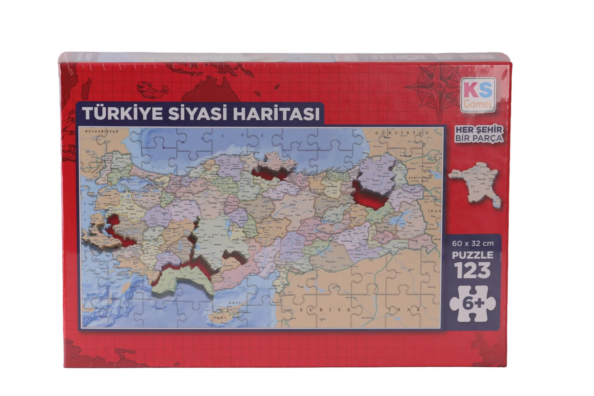 Puzzle 123 Türkiye Siyasi Haritası