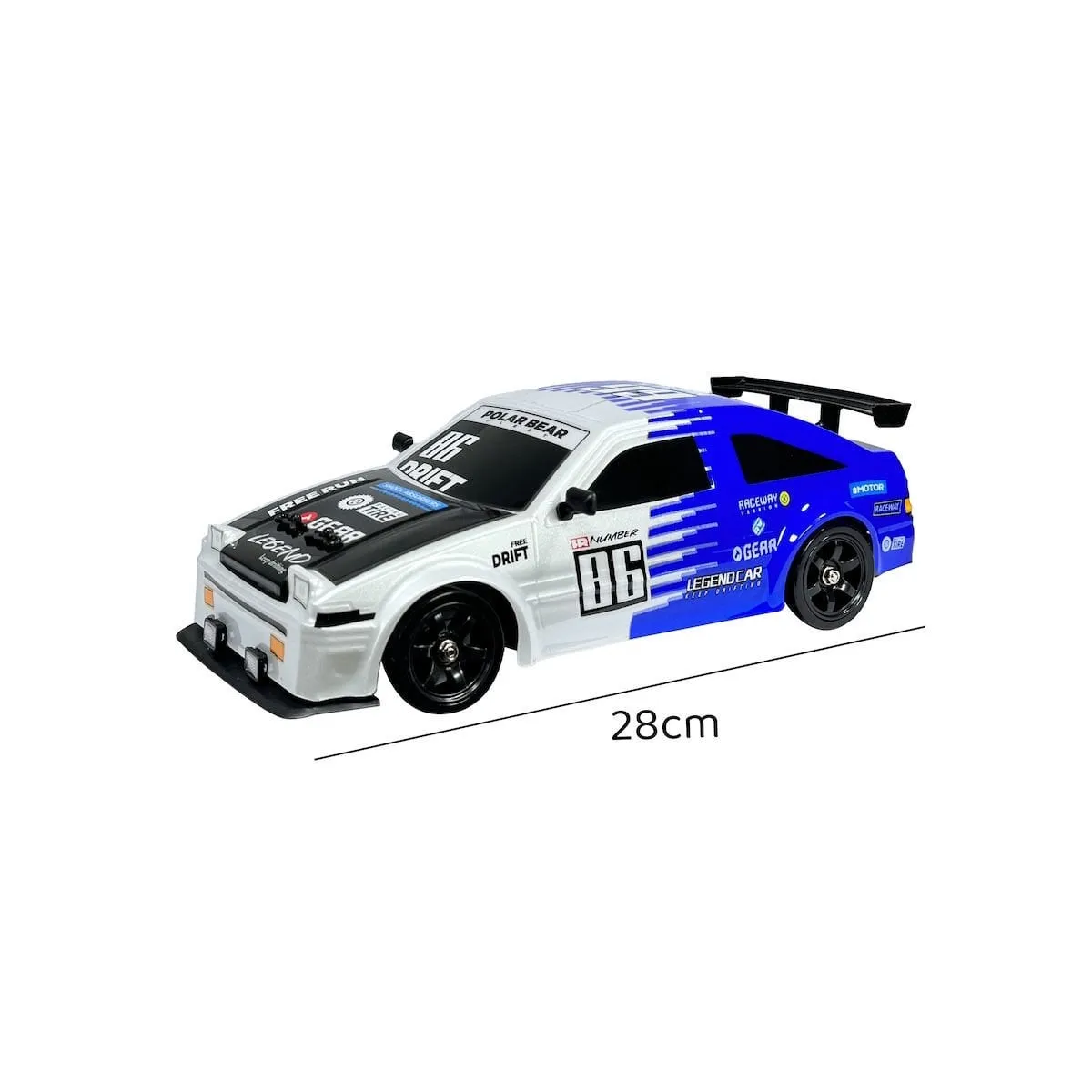 Vardem Uzaktan Kumandalı 4x4 Drift Araba Işıklı ve Buharlı 1:16 — görsel 3