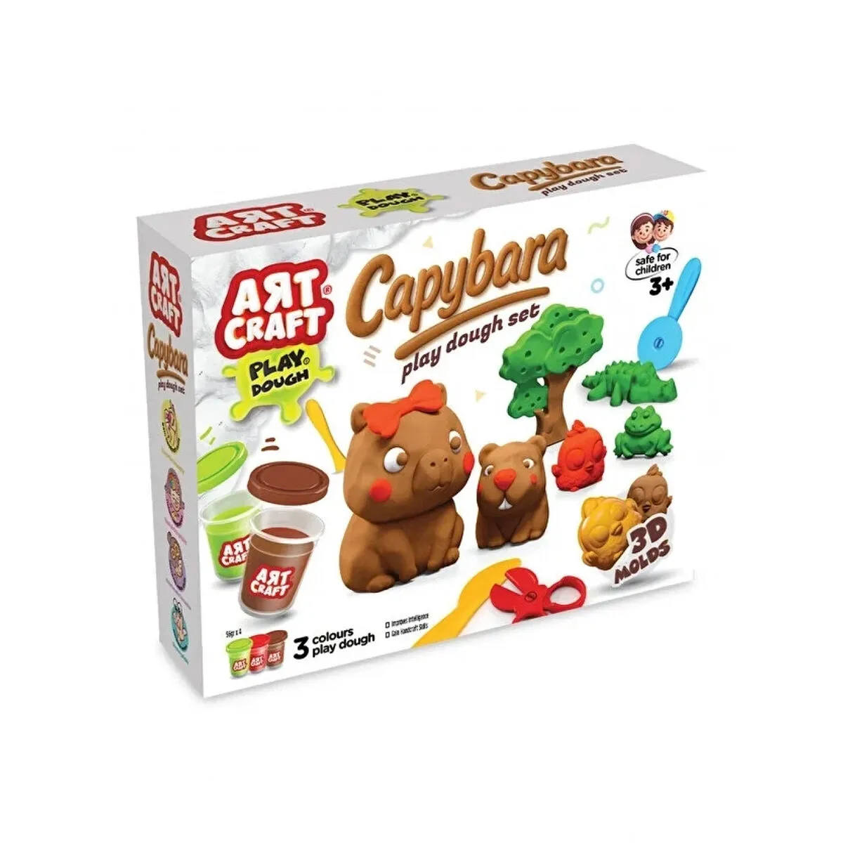 Art Craft Capybara Oyun Hamuru Seti 168 Gr — görsel 4