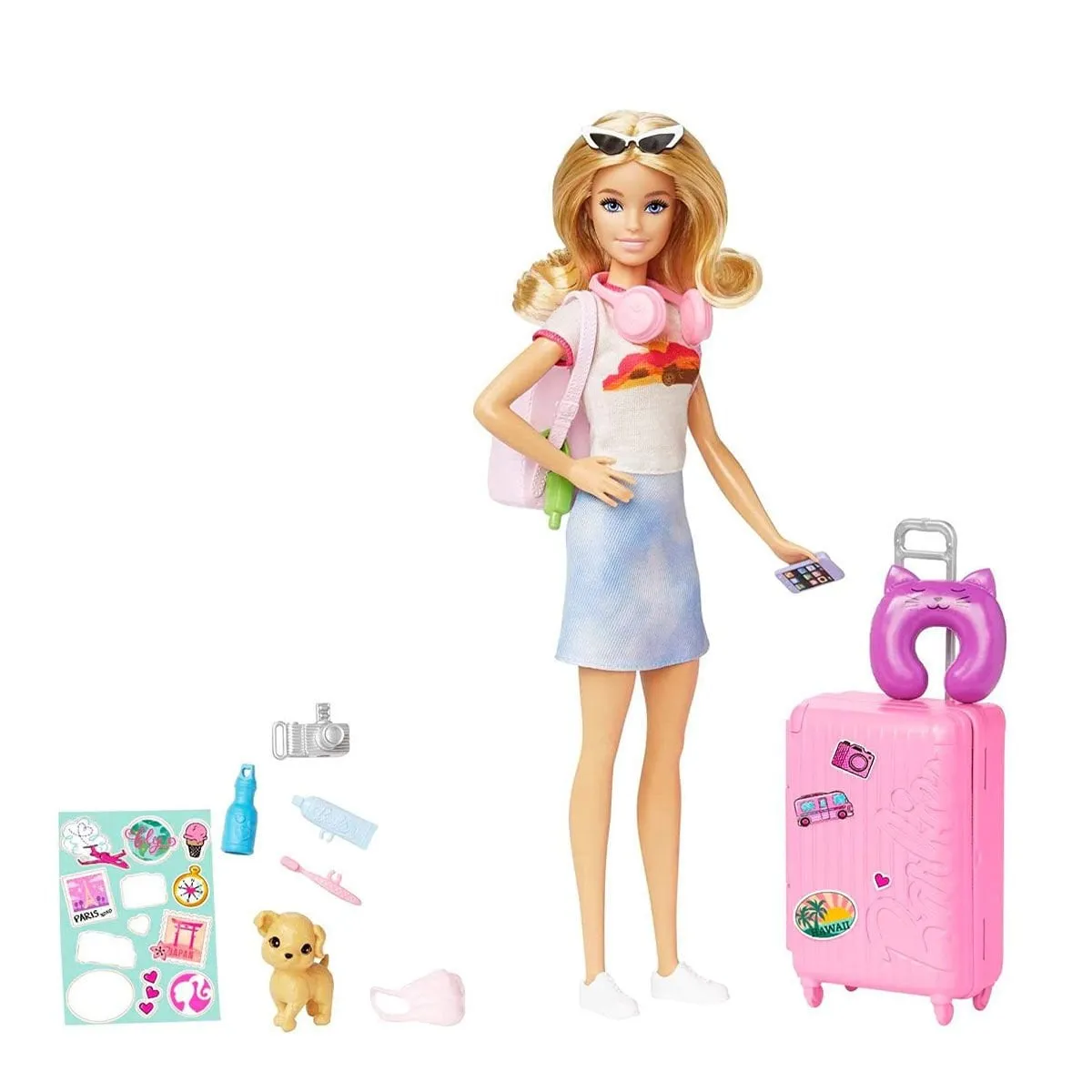 Barbie Seyahat Bebeği ve Aksesuarları — görsel 4