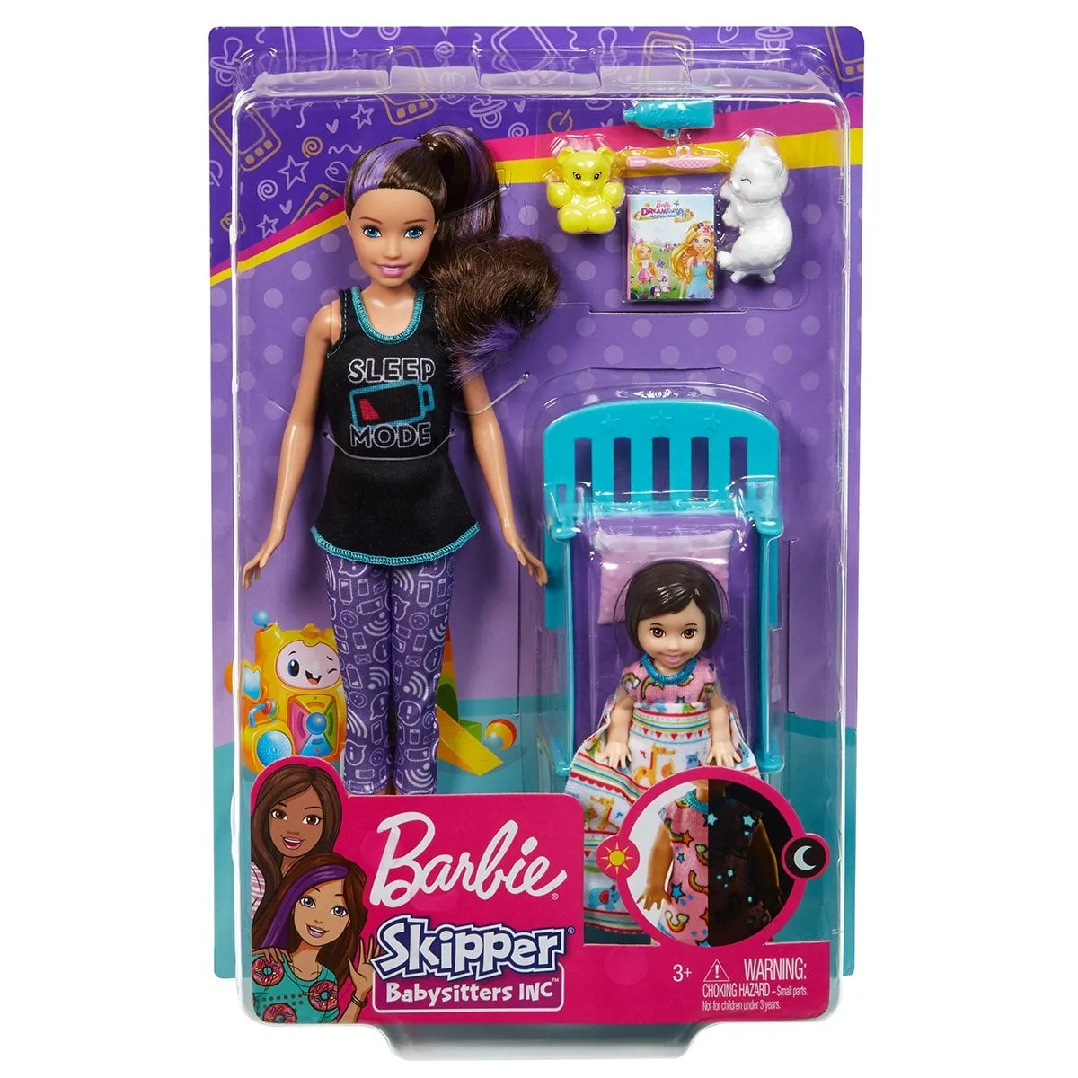 Skipper Bebek Bakıcısı Bebeği ve Aksesuarları Oyun Seti