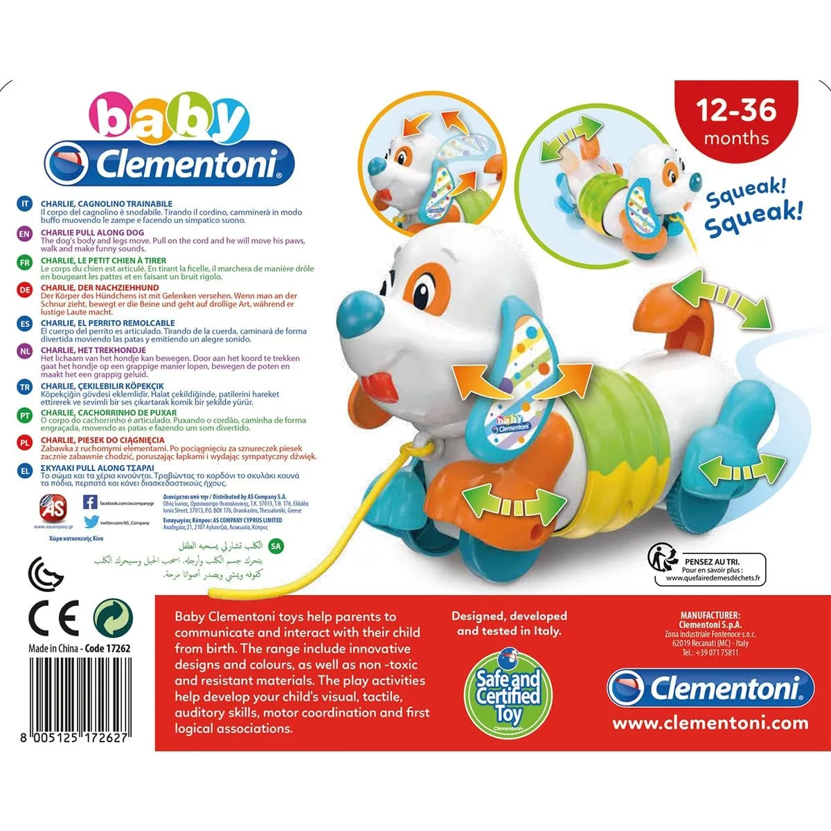Baby Clementoni - Çek Çek Köpek +9 ay — görsel 3