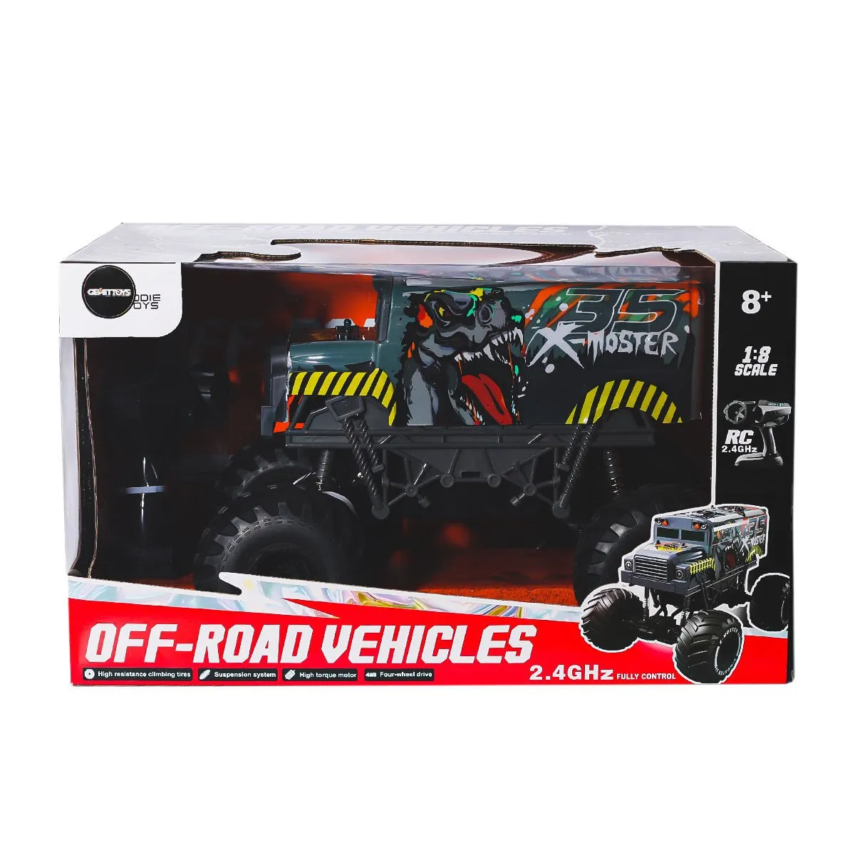 Kumandalı Off-Road 1:8 Araba -Gepettoys