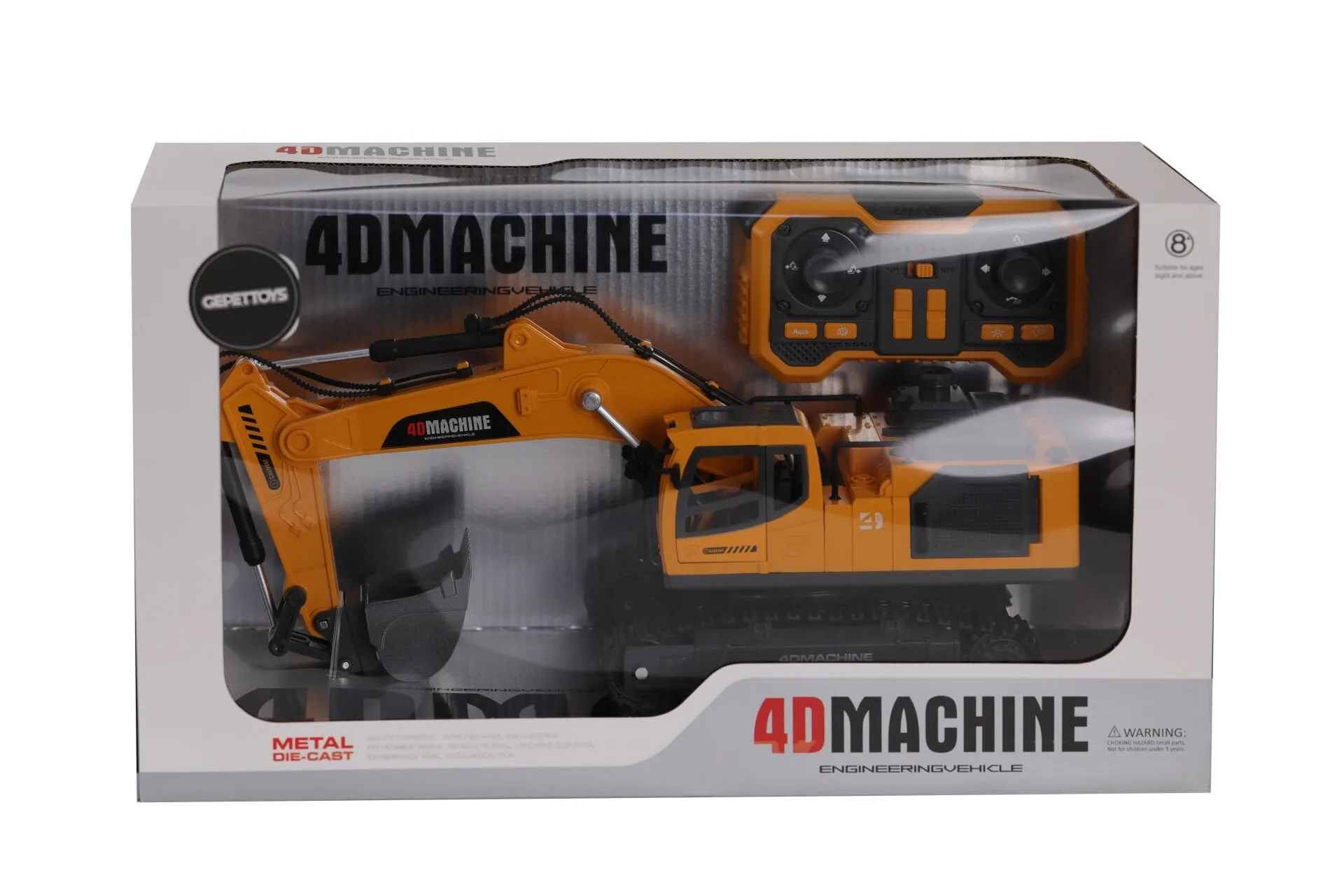 4D-E1 Metal Ağızlı Duman Atan Farklı Kontrollü Excavator