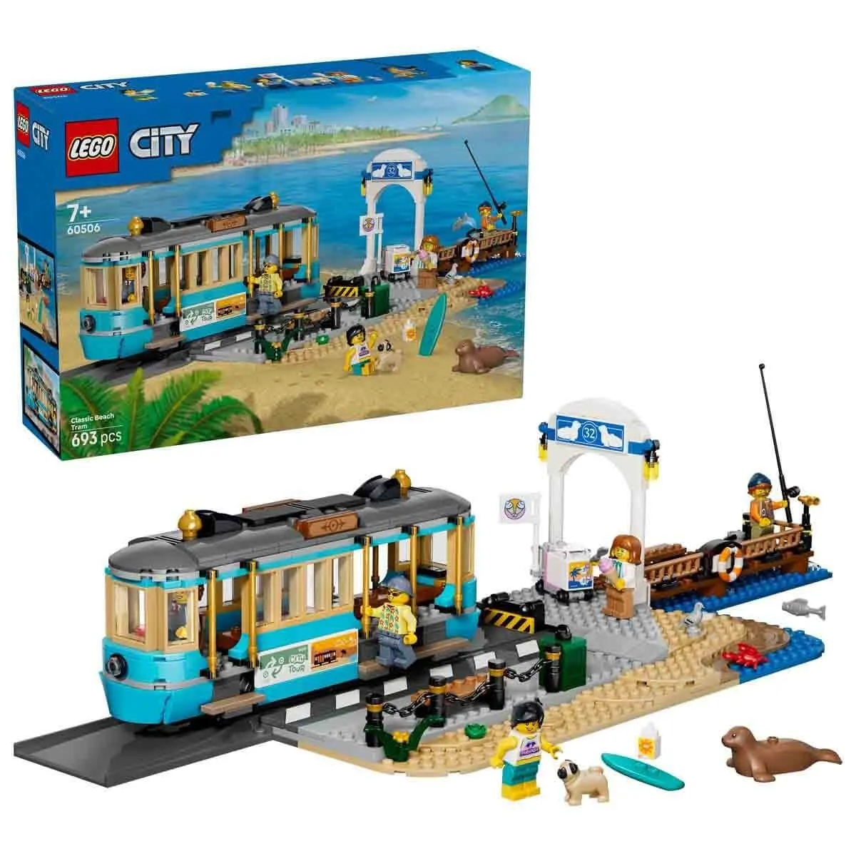 Lego City Klasik Plaj Tramvayı 693 parça +7 yaş