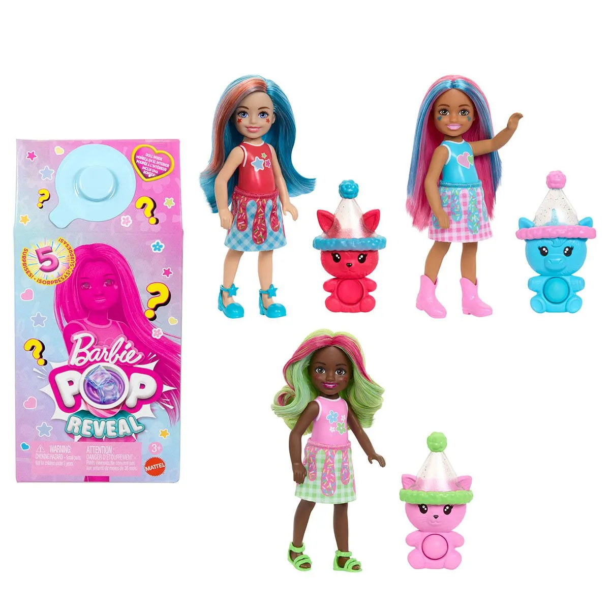 Barbie Chelsea Pop Reveal Milkshake Serisi — görsel 3