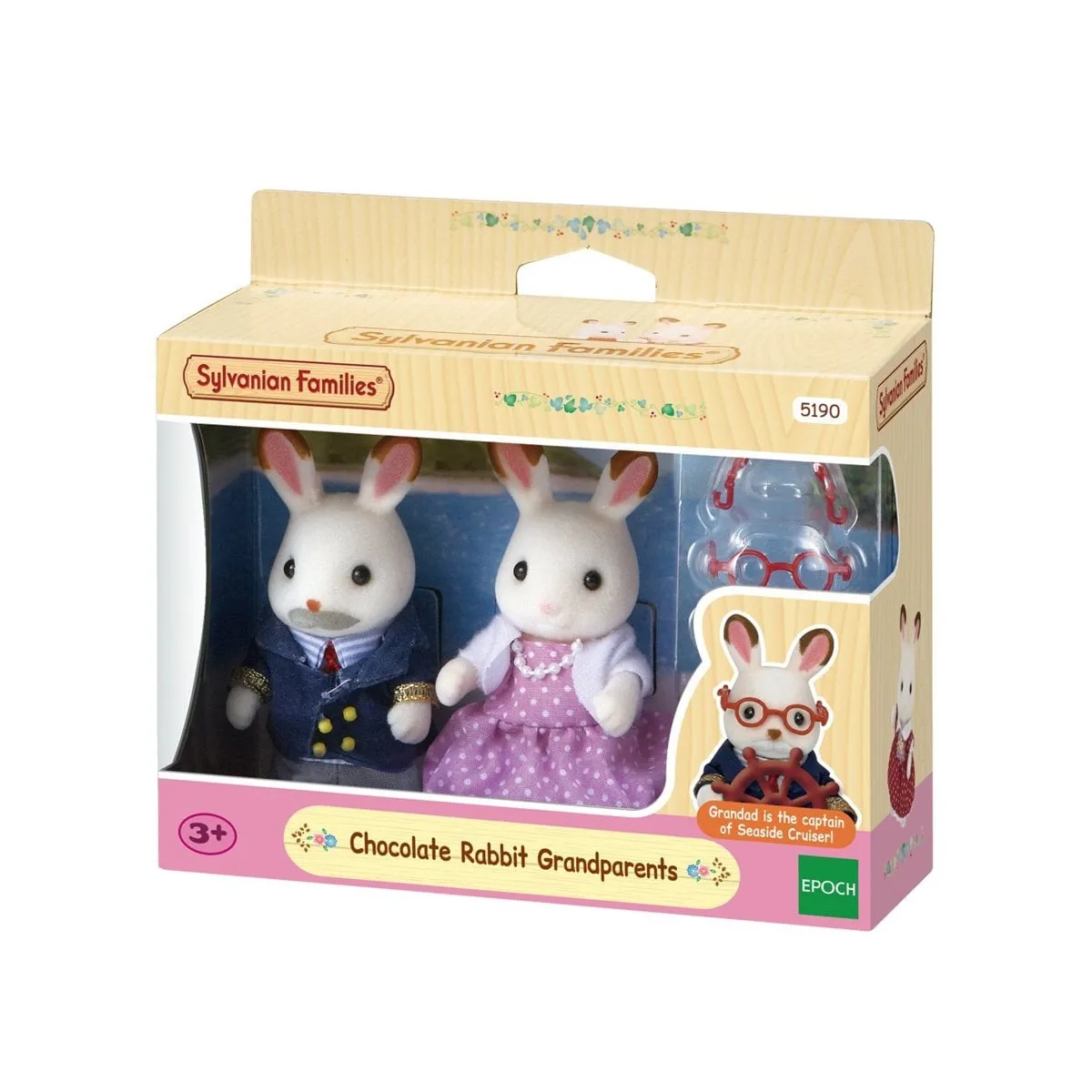 Sylvanian Families, Çikolata Kulaklı Tavşan Anneanne ve Dede, +3 yaş
