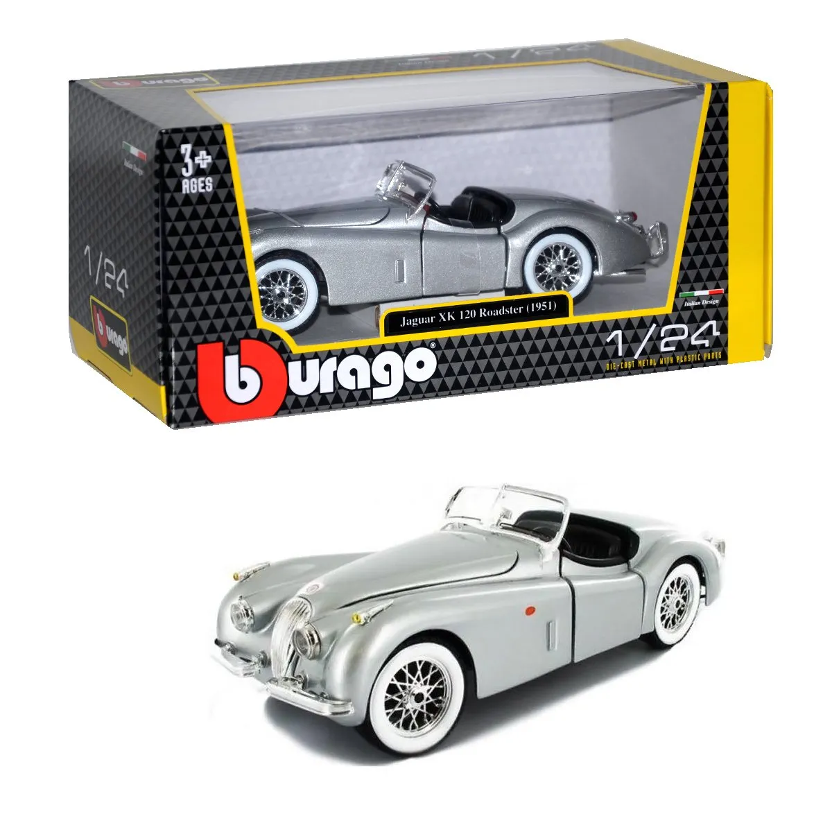 1:24 Burago Jaguar Xk 120 Roadster