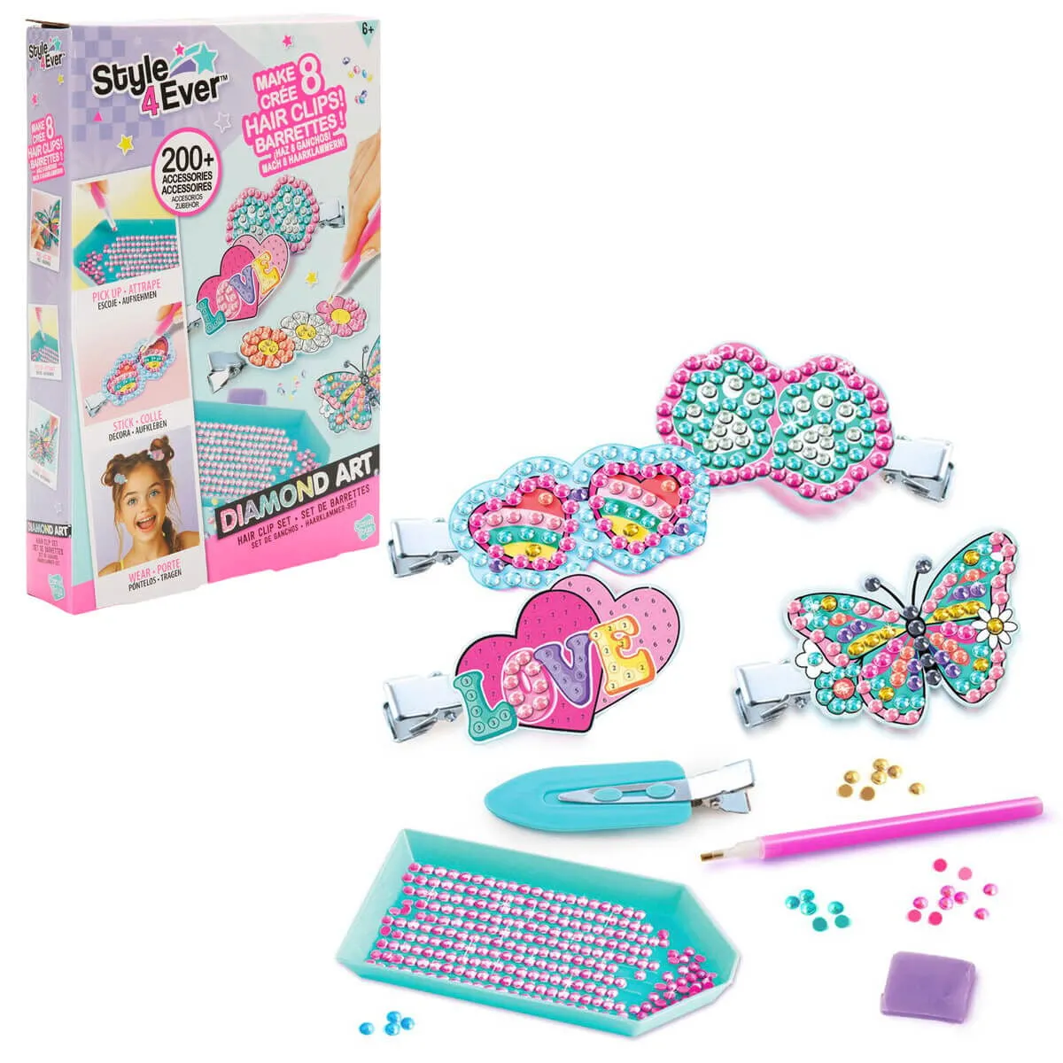 Style 4ever Diamond Art Saç Tokası Yapımı Seti (SUN-CNL-HOBİ)
