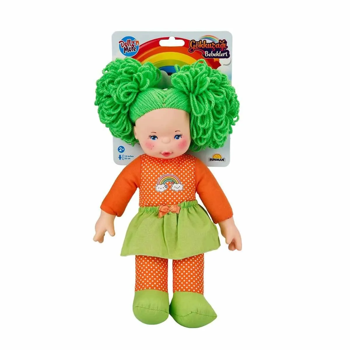 Gökkuşağı Bebekleri 35 cm -Sunman