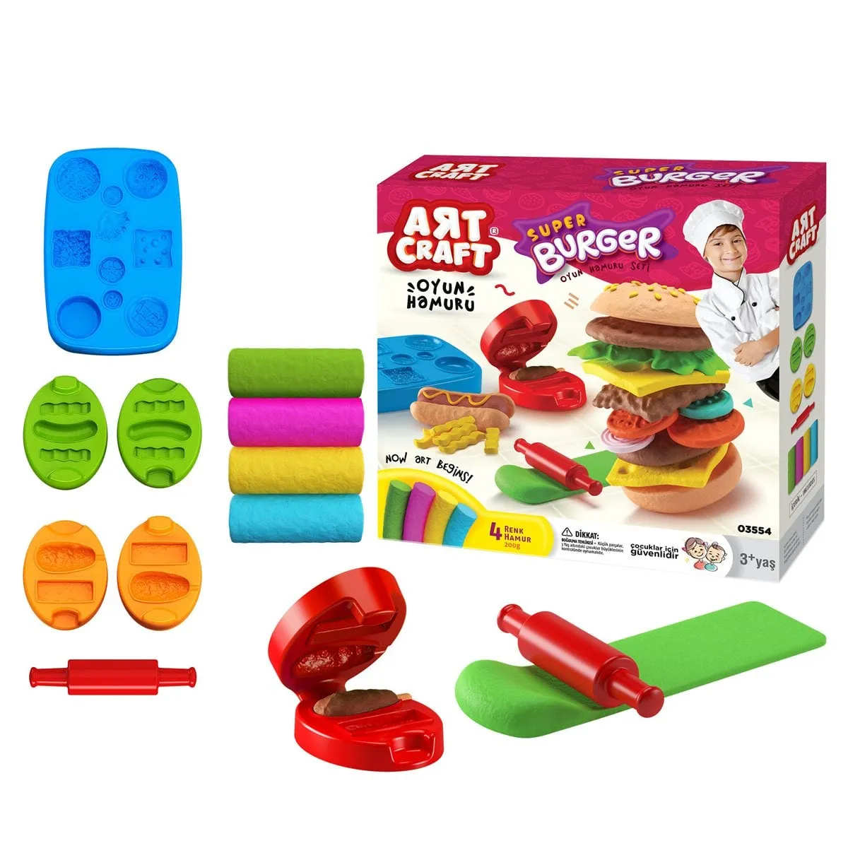 Hamburger Hamur Set 200GR