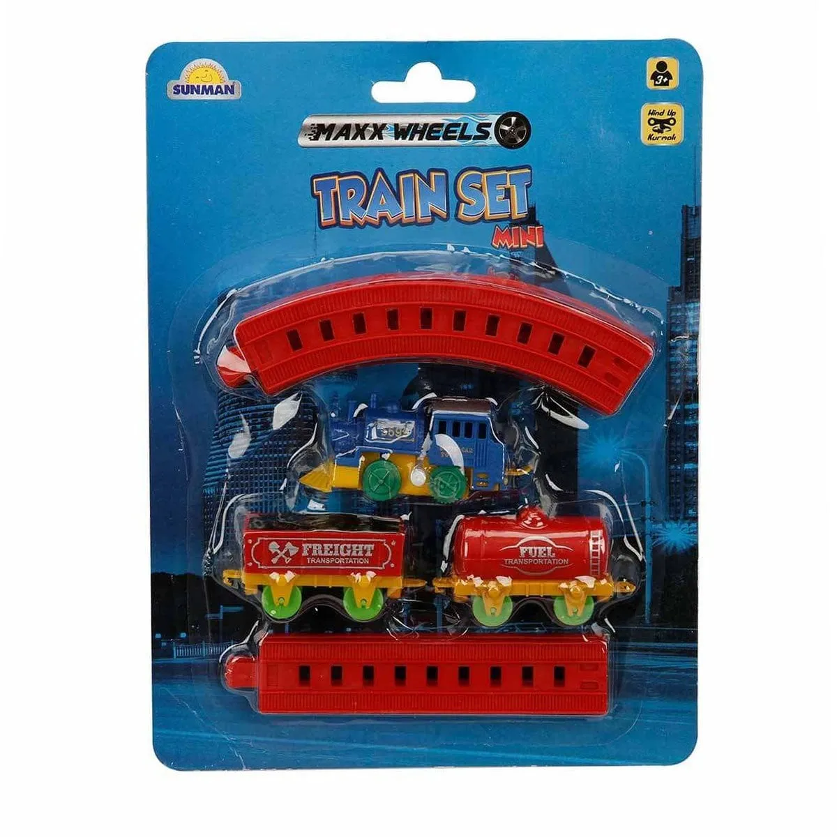 Maxx Wheels Mini Tren Seti 11 Parça -Sunman — görsel 2