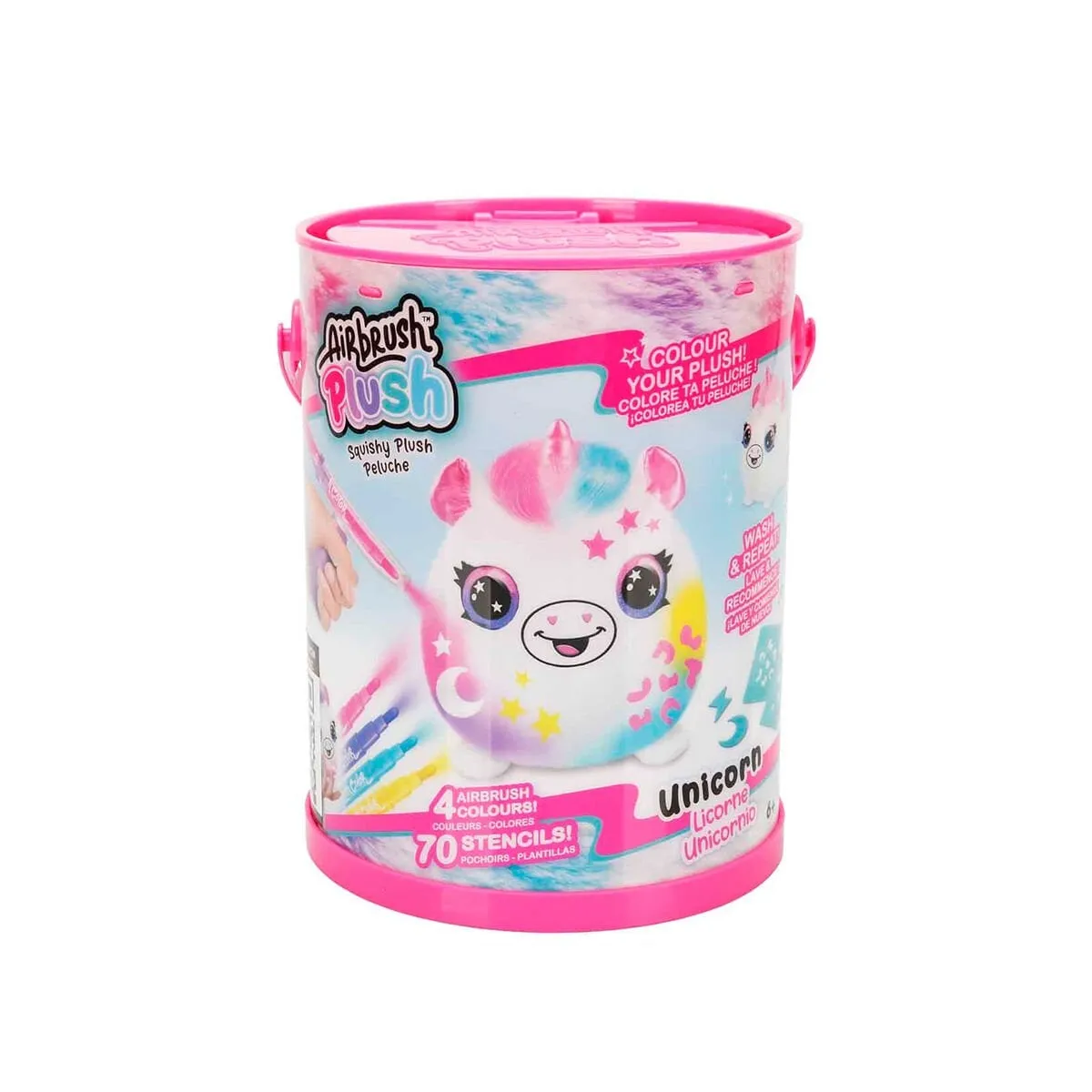 SUN-CNL-HOBİ SET AIRBRUSH PLUSH SQUISH PLUSH BUCKET