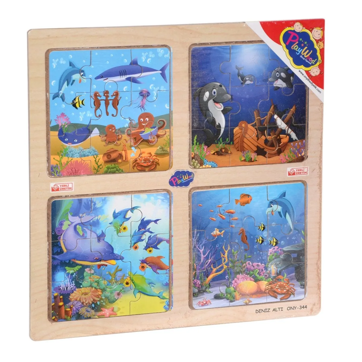 Ahşap Eğitici 4'lü Puzzle — görsel 4