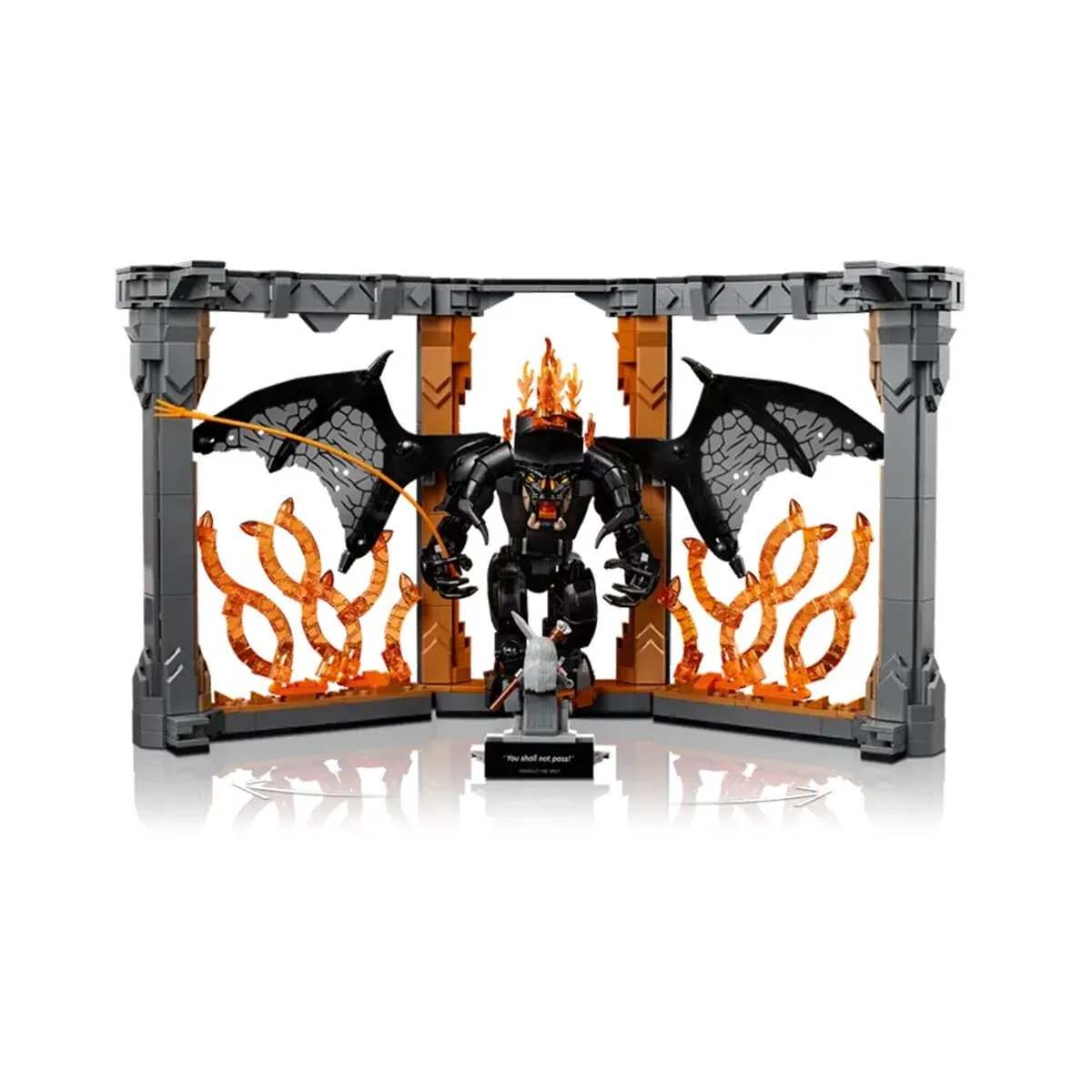 Lego icons - Yüzüklerin Efendisi: Balrog™ Kitaplık Dekoru 1201 parça +18 yaş — görsel 5