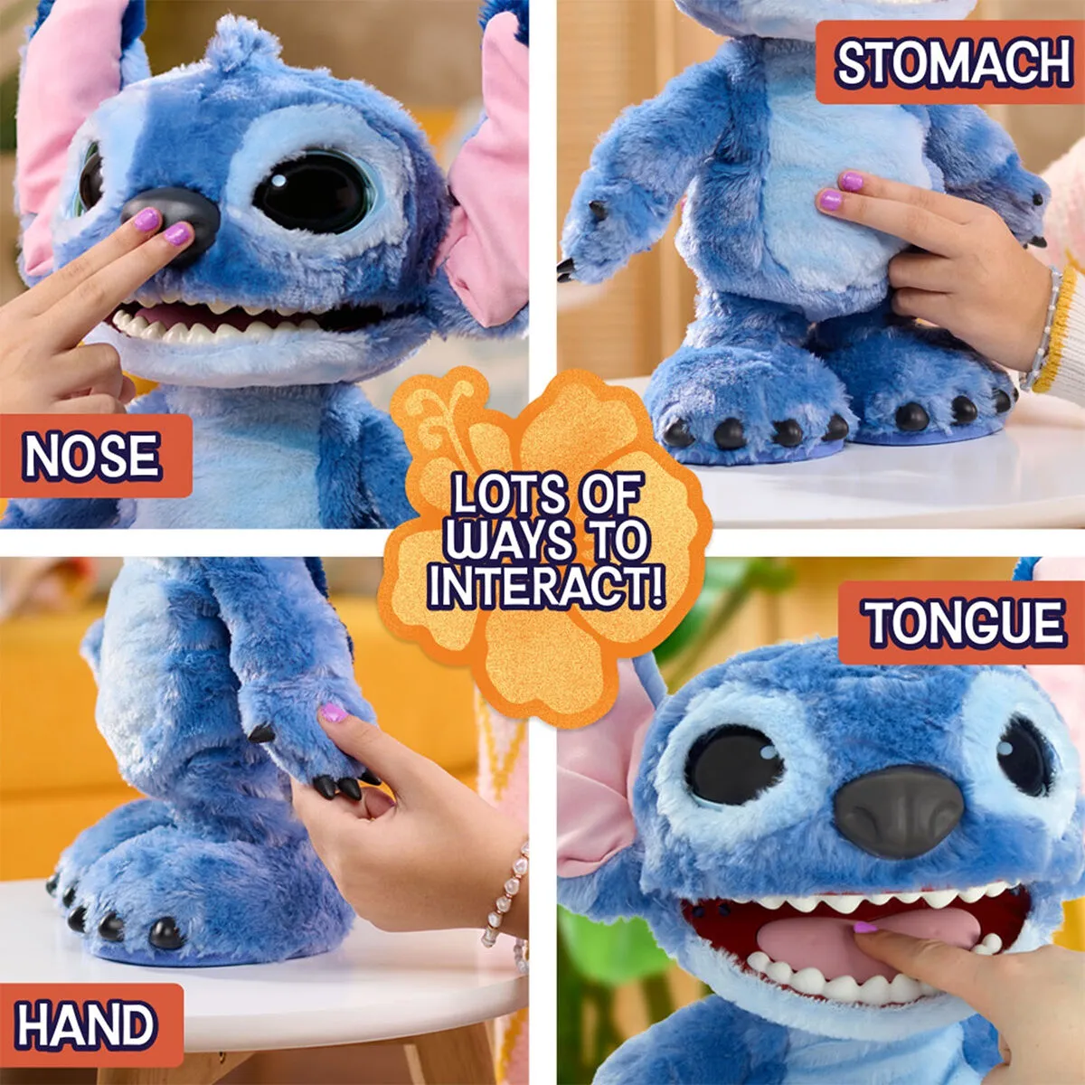 JP12284 Stitch Ultimate Delüks İnteraktif Pelüş 43 cm — görsel 4