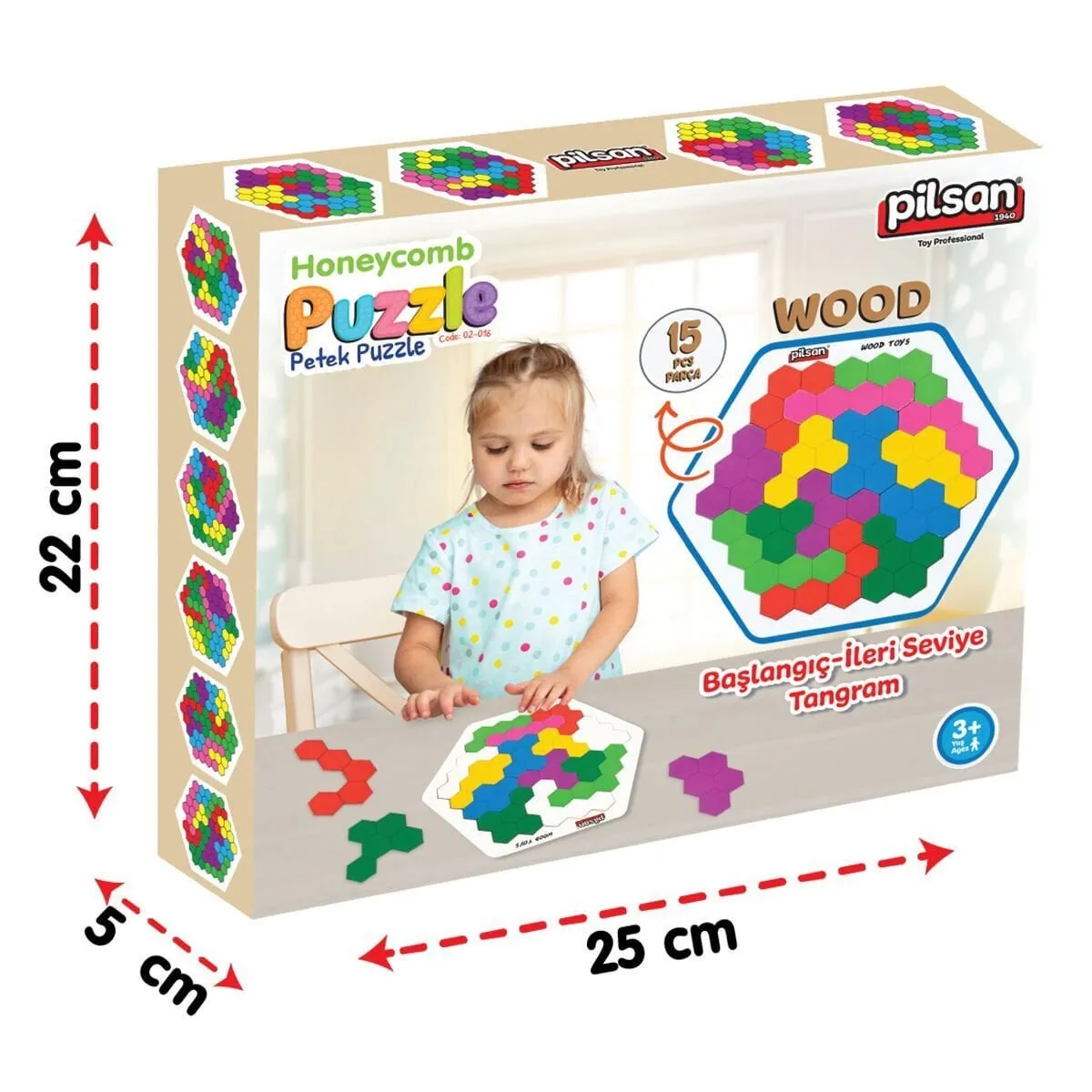 Ahşap Petek Tangram — görsel 4