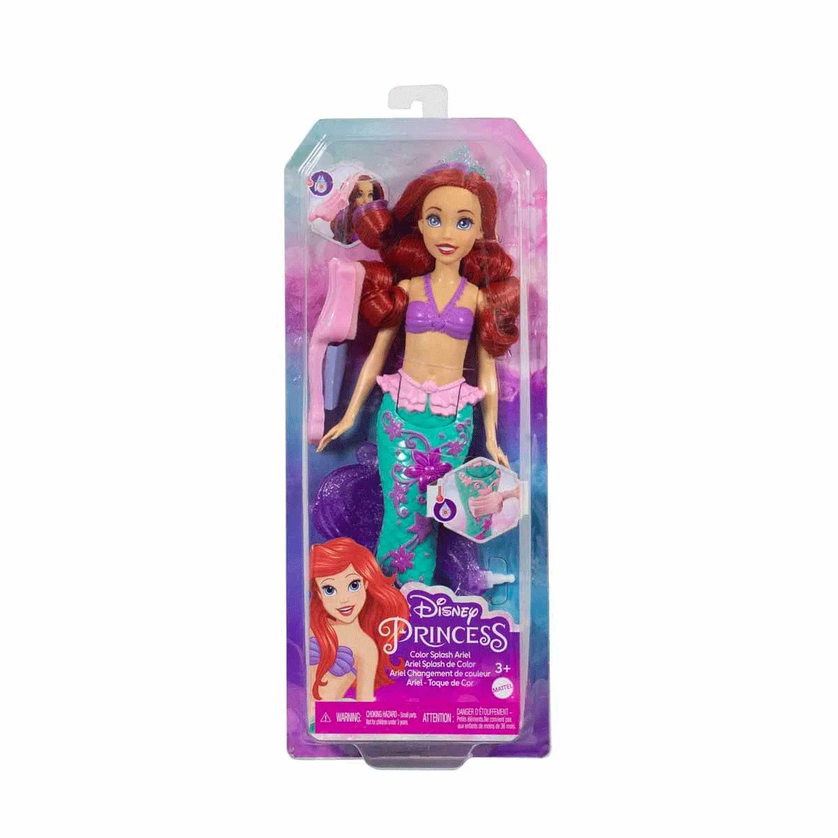 Disney Prensesleri Muhteşem Renk Değiştiren Saçlı Deniz Kızı Ariel - Erkol Özel Fiyatlı Ürün