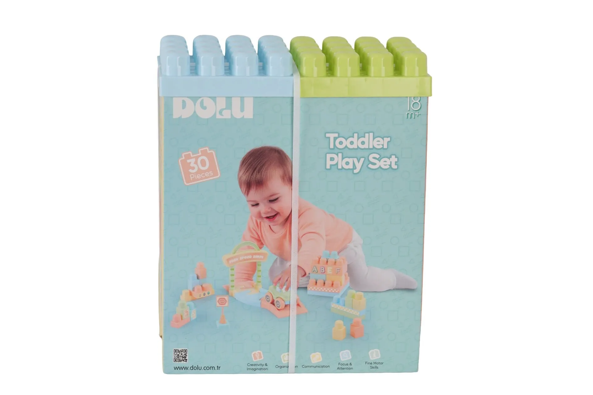 OYUNCAK YOL VE BLOK SET 30 PCS