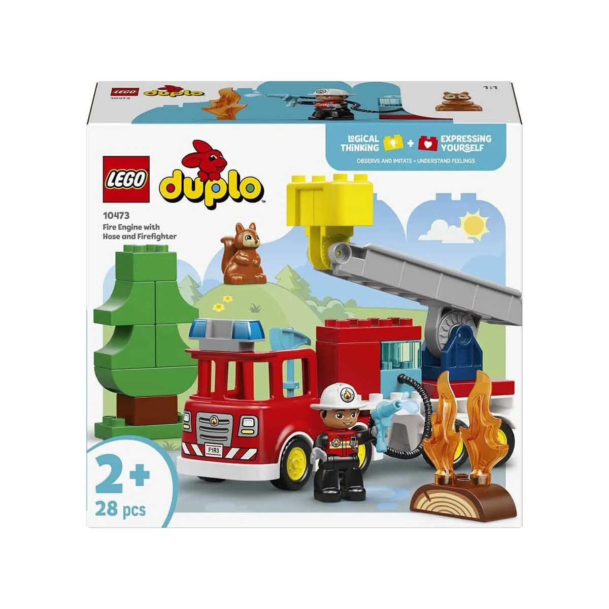Lego Duplo Hortumlu İtfaiye Aracı ve İtfaiyeci 28 parça +2 yaş — görsel 7