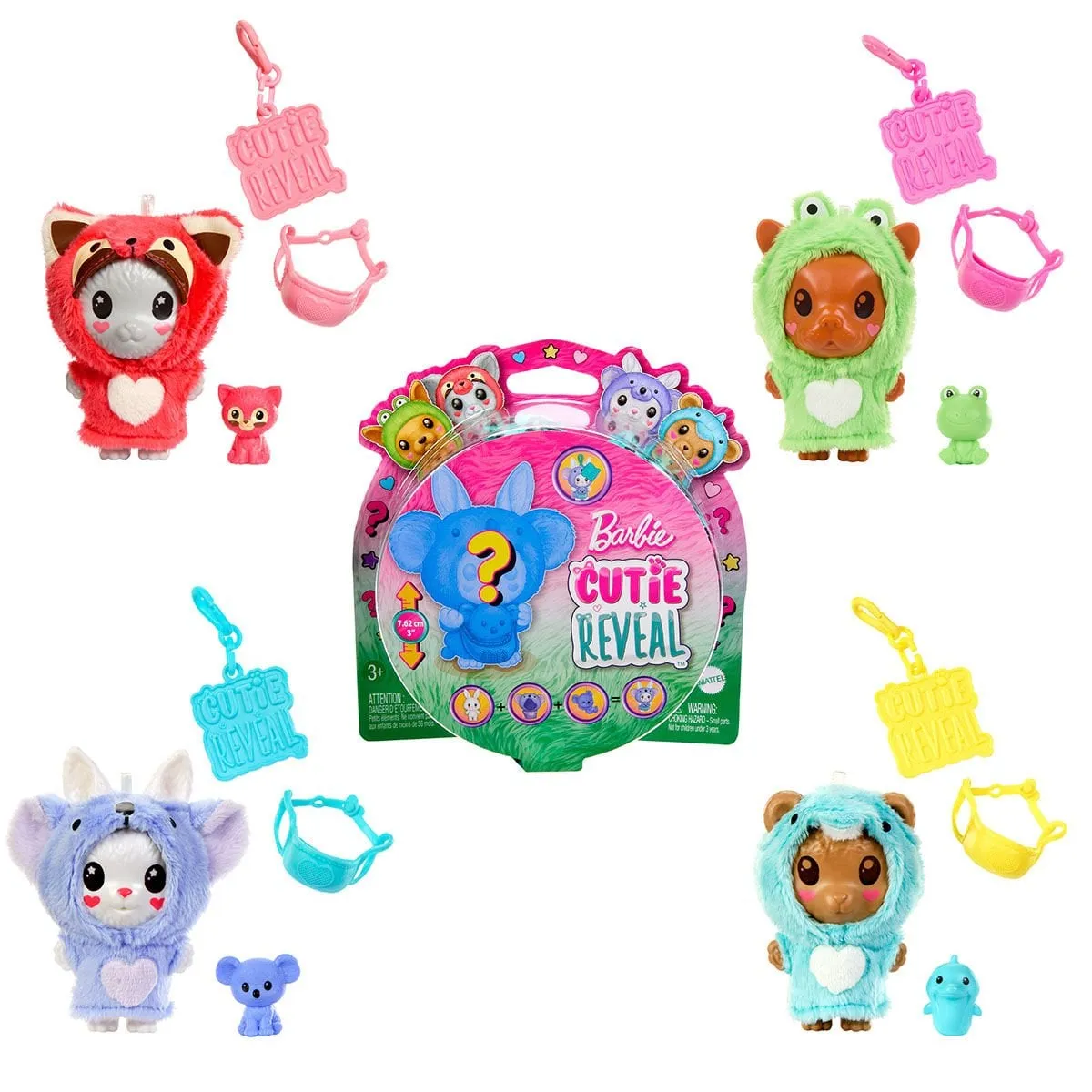 Cutie Reveal Hayvancıklar ve Kostümleri