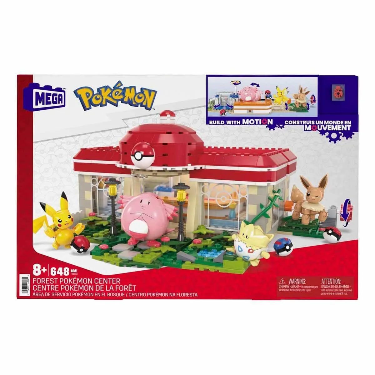 MEGA Pokémon™ Pokémon Dinlenme Tesisi 648 parça +8 yaş