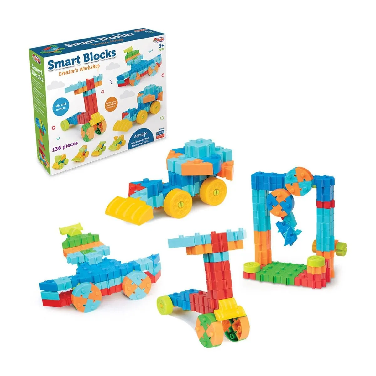 Smart Bloklar 136 Parça -Dede