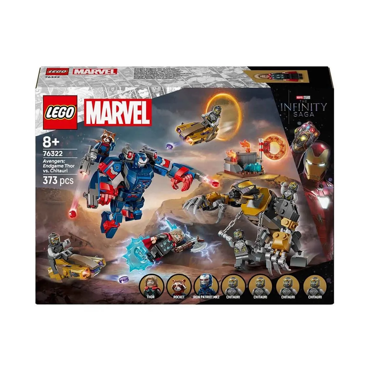 Lego Marvel Avengers: Endgame Thor, Chitauriye Karşı 373 parça +8 yaş — görsel 7