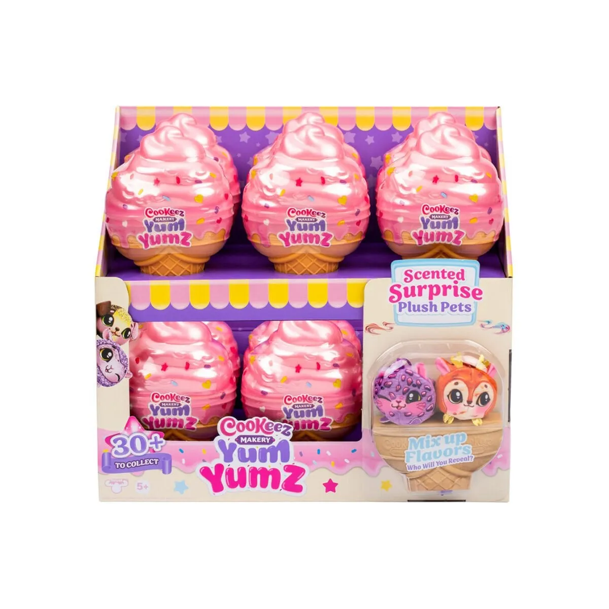 Cookeez Makery Yum Yumz Dondurma İkili Paket Kokulu Peluş — görsel 4