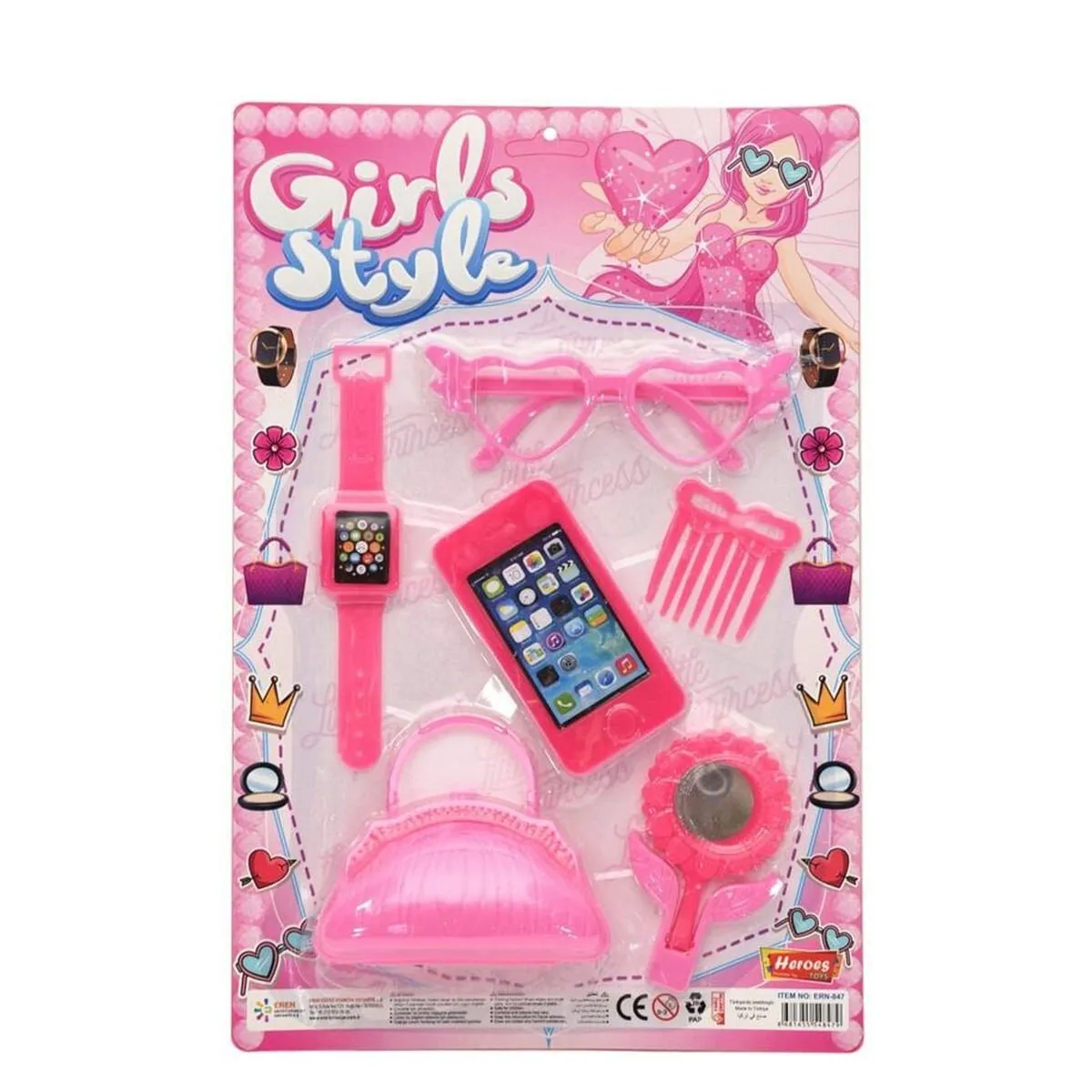 ERN-847 Kartelalı Telefonlu Güzellik Set