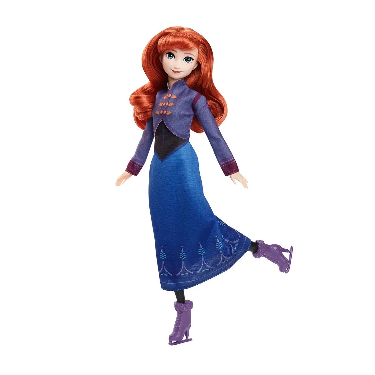 Disney Karlar Ülkesi Anna Buz Pateni Temalı Bebek — görsel 3