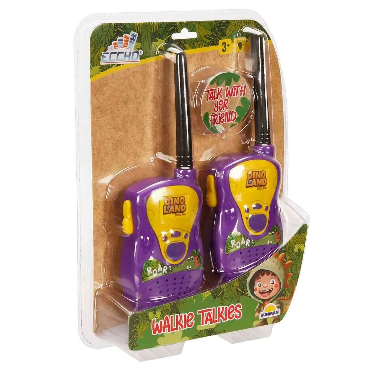 Won-Ech Dinozor Temalı Telsiz Seti 9V (Krtl) — görsel 2