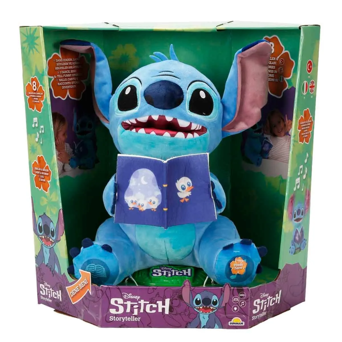 Imc-Peluş Stıtch Storyteller Fonk Sesli Işıklı Stch — görsel 6
