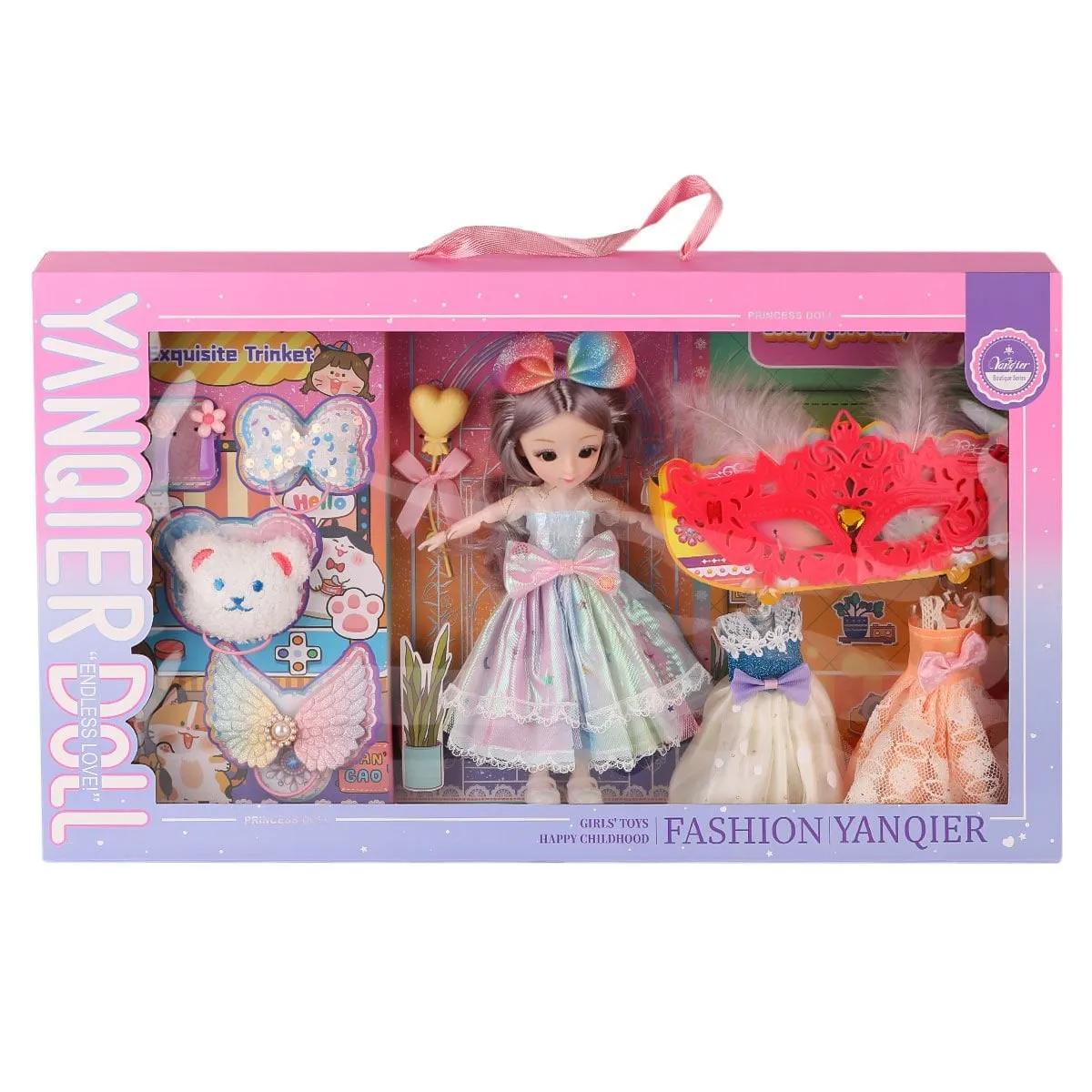 033A Fashion Aksesuarlı Eklemli Bebek -Karsan Oyuncak
