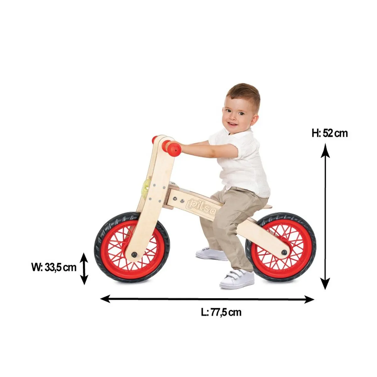 Pilsan Freestyle Cycle Ahşap Pedalsız Bisiklet — görsel 2