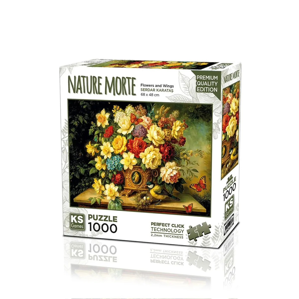 PUZZLE 1000 Flowers and Wings
