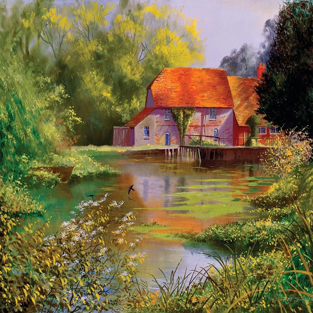Puzzle 1000 Hampshire Millpoll — görsel 2