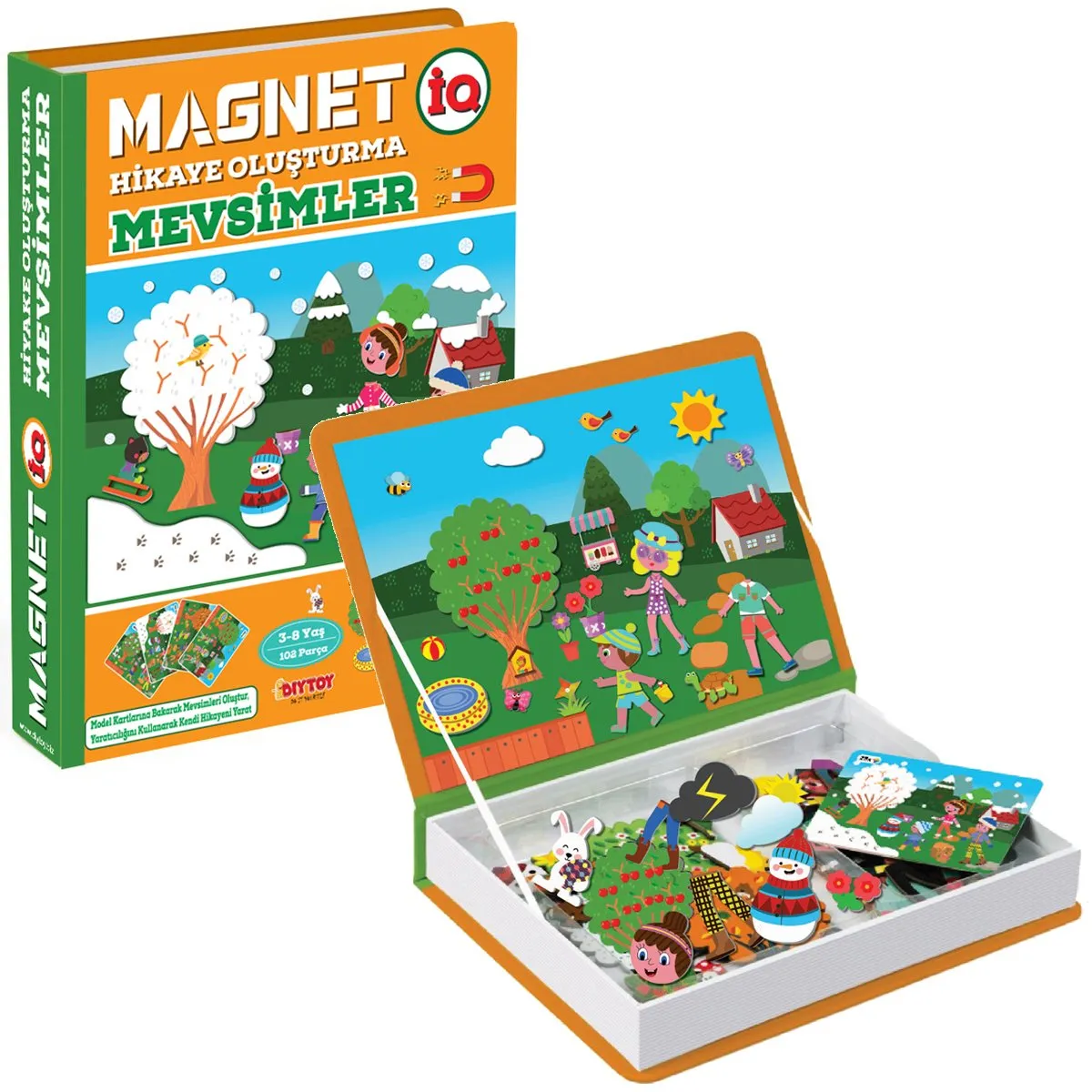 DıyToy, Magnet Hikaye Oluşturma - Mevsimler / +3 yaş