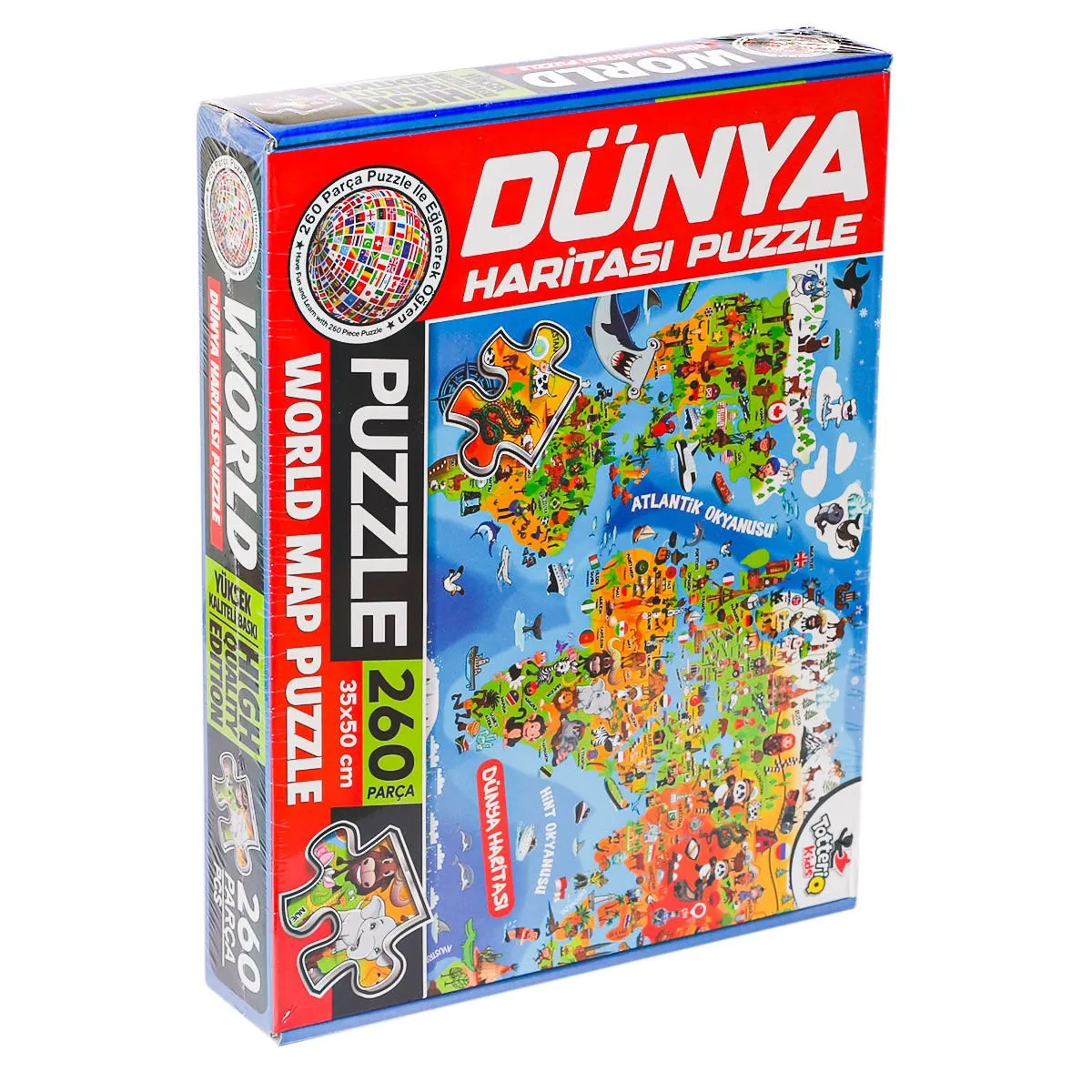 Dünya Kültür Haritası Puzzle -Totteriq