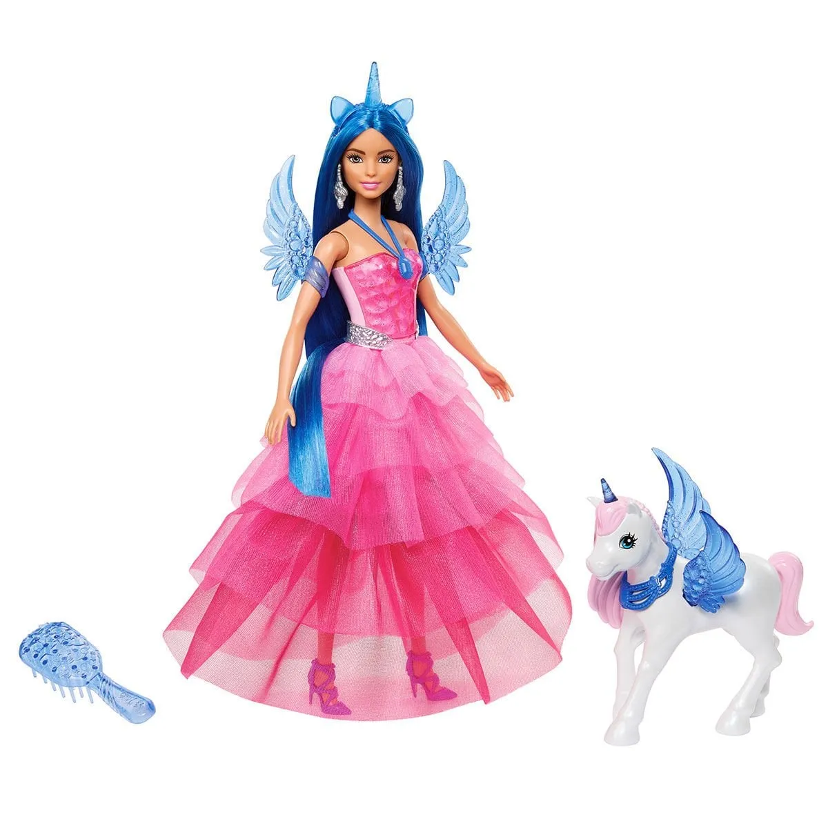 Barbie Mavi Saçlı Prenses Bebek — görsel 2
