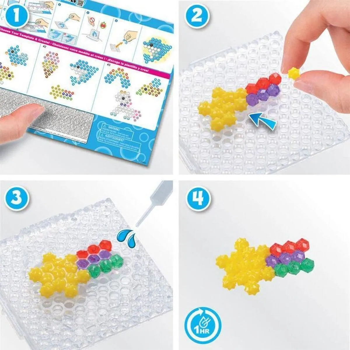AquaBeads Mini Yaratıcı Set 120 parça +4 yaş — görsel 3