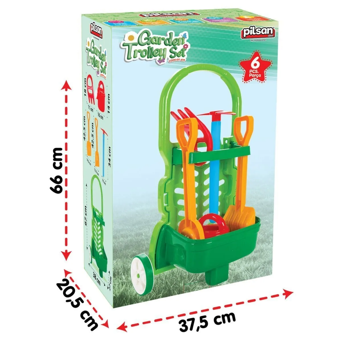 Arabalı Bahçe Seti — görsel 4
