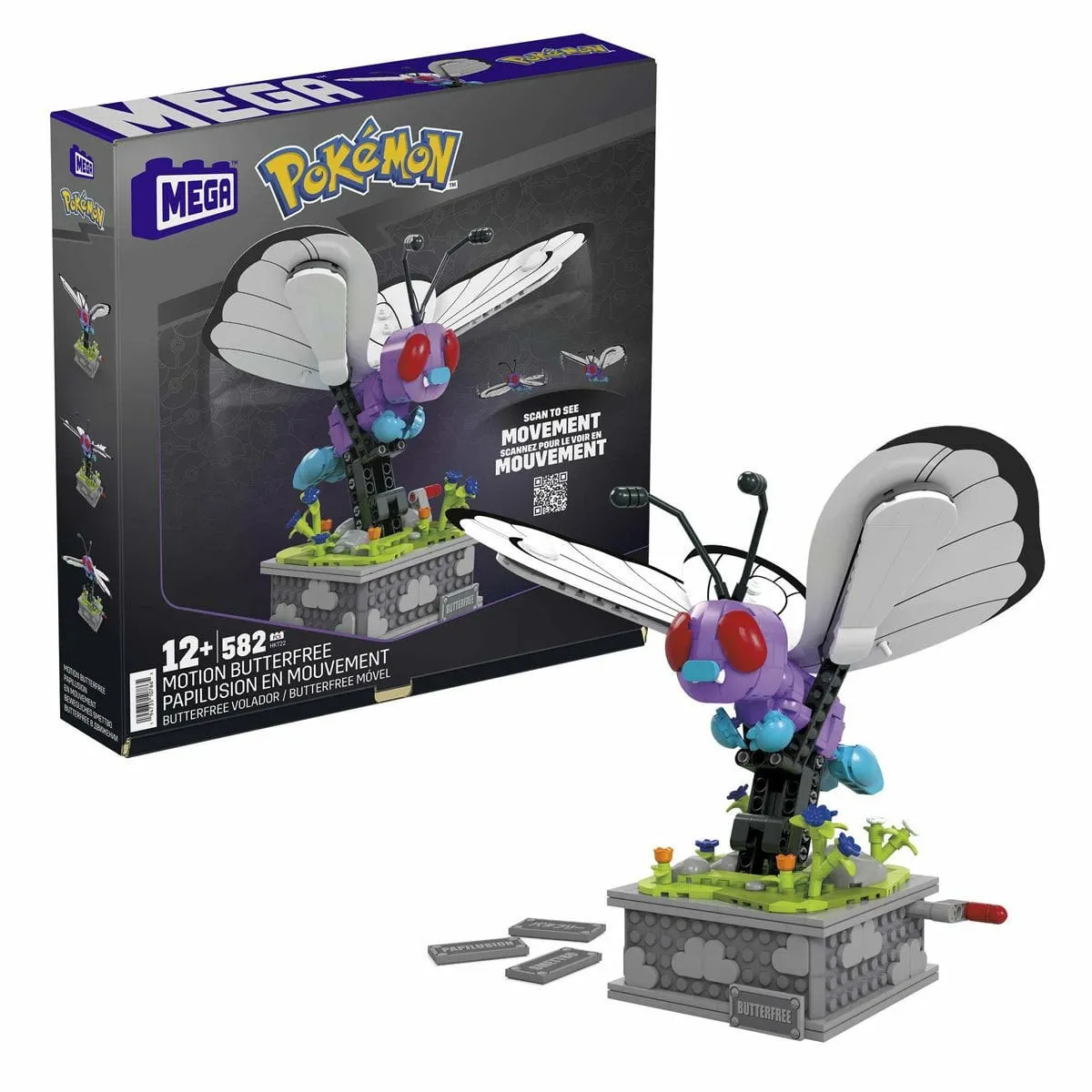 MEGA™ Pokémon™ Motion Butterfree 582 parça +12 yaş — görsel 2