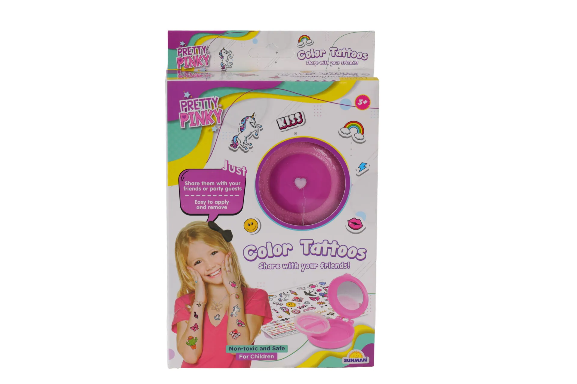 SUN-YFN-PRP-HOBİ SET RENKLİ DÖVMELER