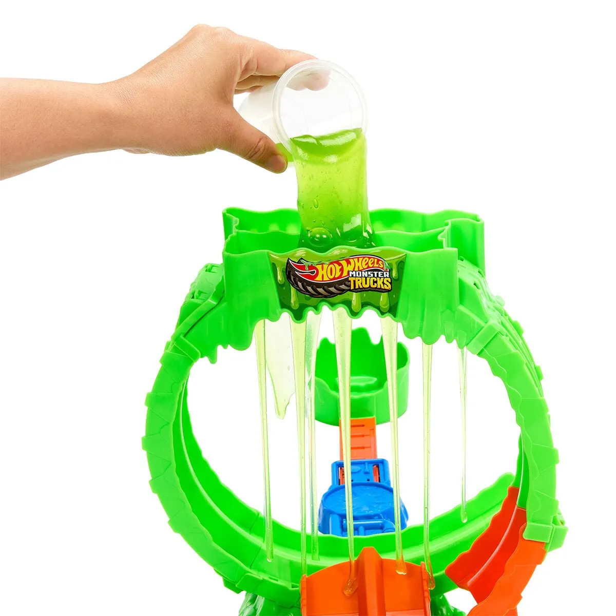 Hot Wheels Monster Trucks Mutant Kaosu Çemberde Yarış Oyun Seti — görsel 4