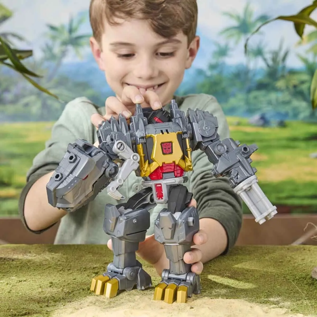 Transformers Cyberworld Grimlock Chomp And Battle Aksiyon Figürü — görsel 4