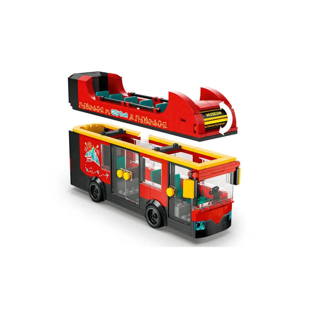 Lego City Kırmızı İki Katlı Tur Otobüsü 384 parça +7 yaş — görsel 5