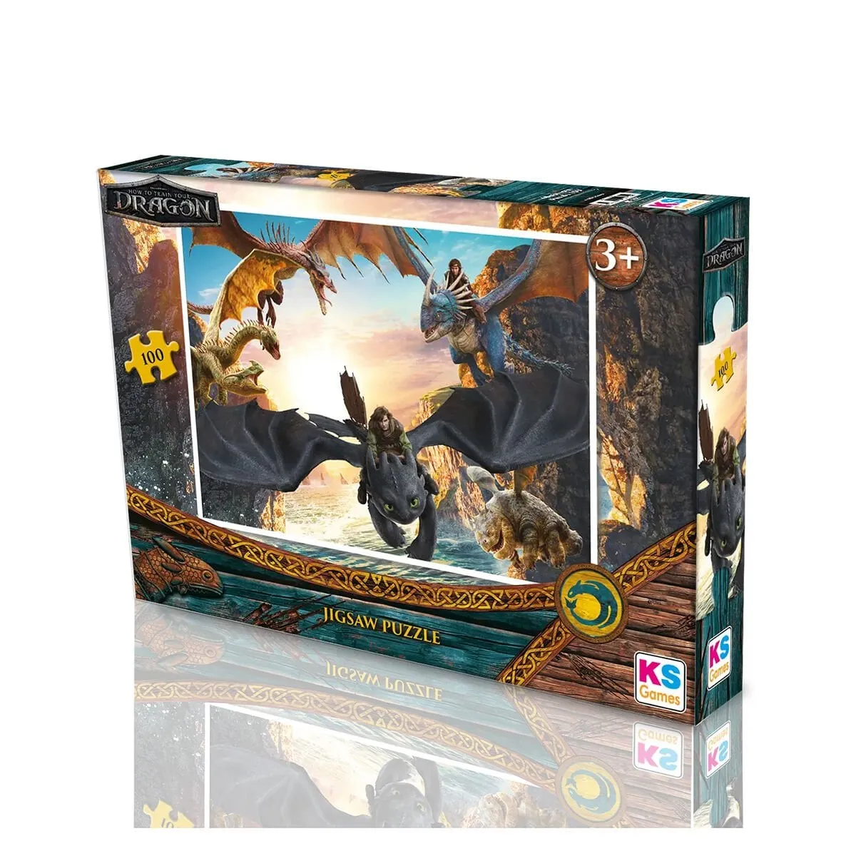 714 How To Traın Your Dragon Puzzle 100 Prç